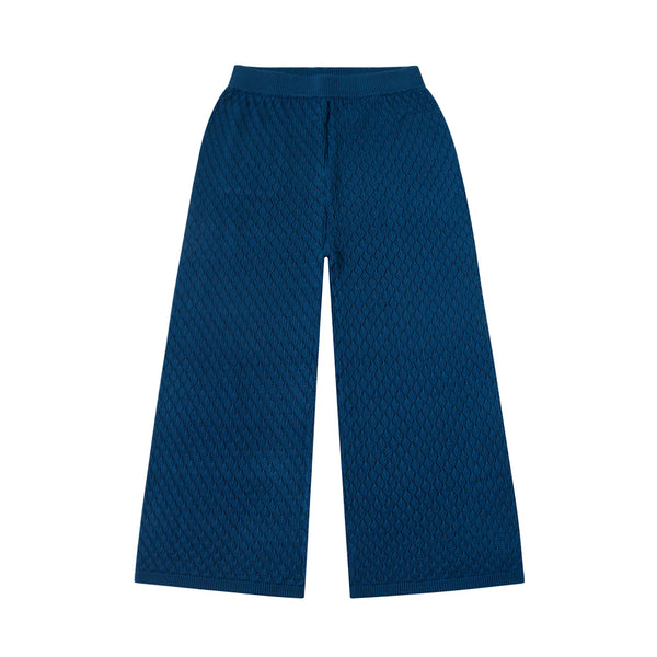 Textured Trousers Navy