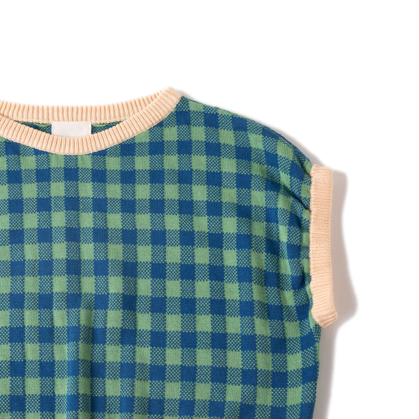 Coloured Knit Navy/Green