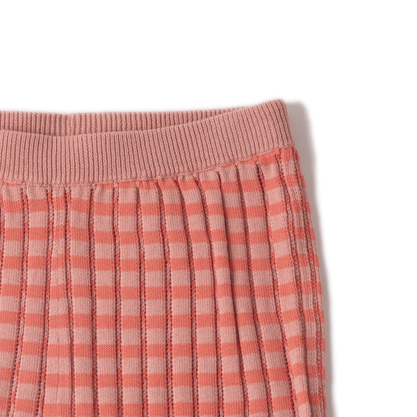 Flared Trousers Orange/Sea Pink