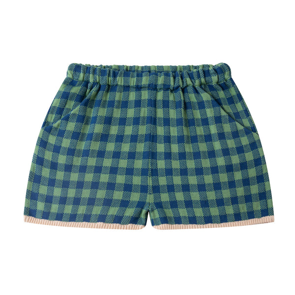 Coloured Shorts Navy/Green