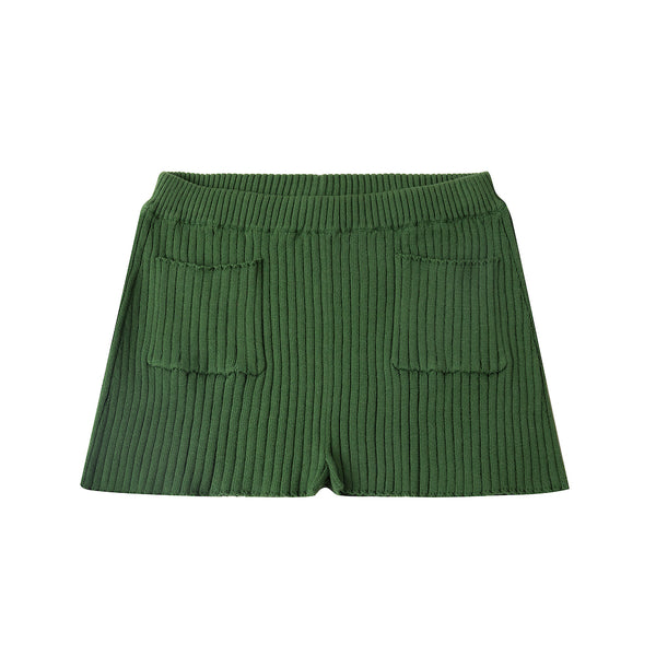 Casual Shorts Seaweed Green