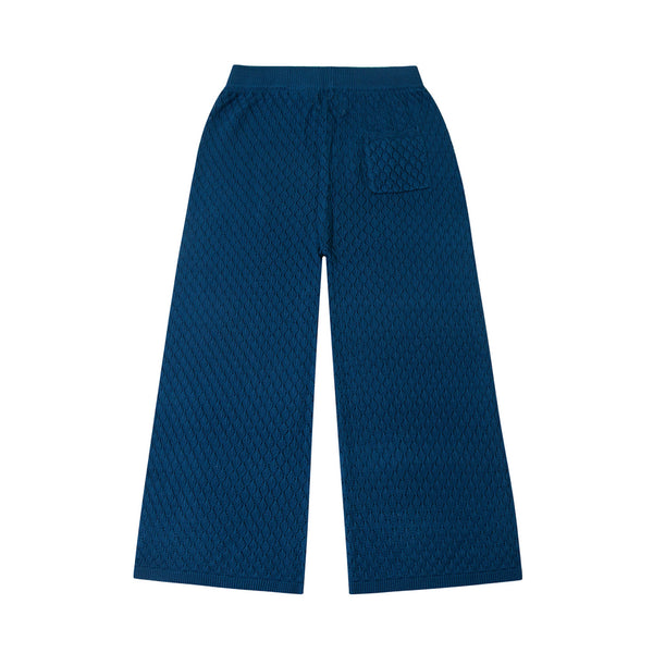 Textured Trousers Navy