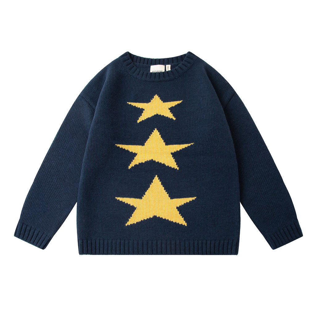 Starry Knit Navy – Knit Planet