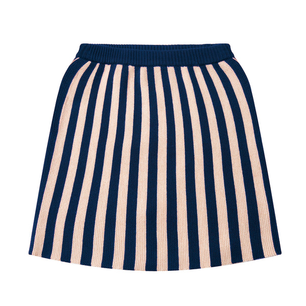 Stripe Skirt Navy/Cream