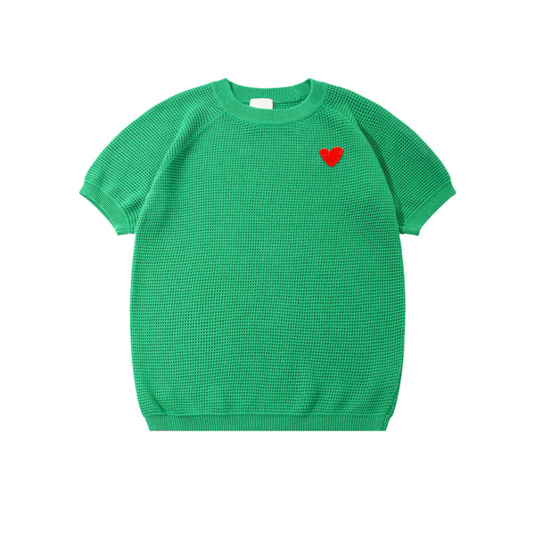 Little Heart T Green