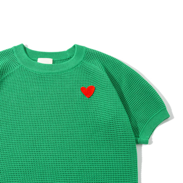 Little Heart T Green