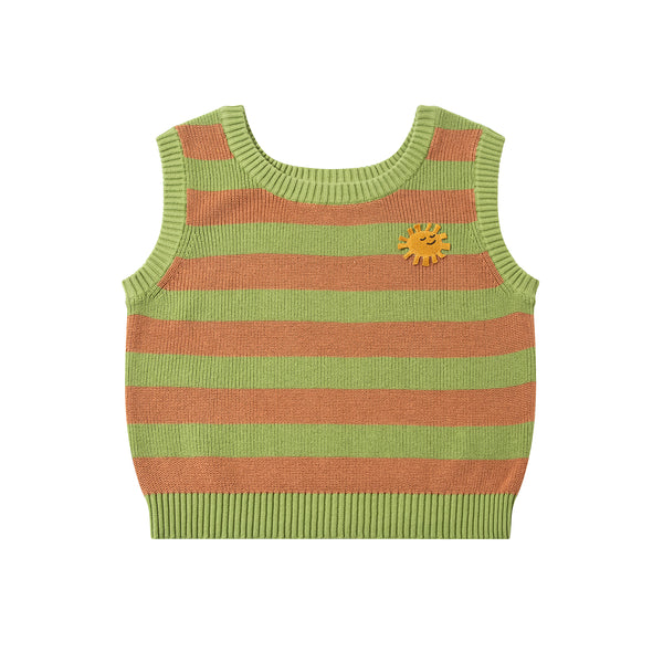 Casual Vest Lawngreen