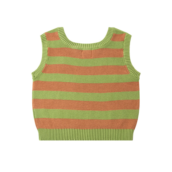 Casual Vest Lawngreen