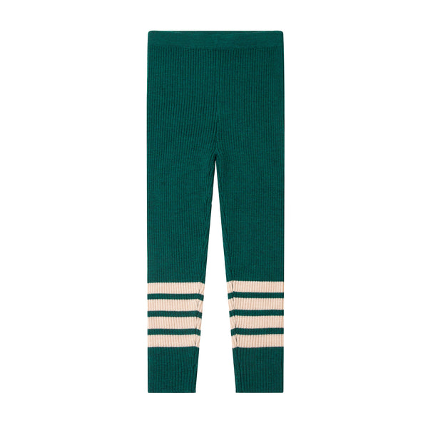 Ribbing Leggings Green