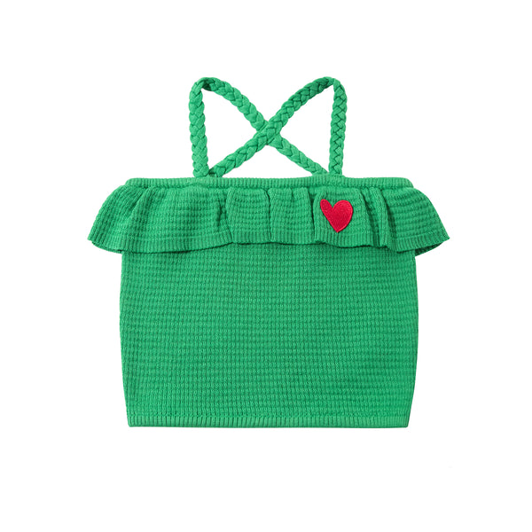 Little Heart Camisole Green