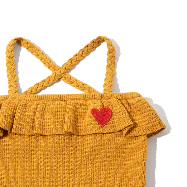 Little Heart Camisole Mustard