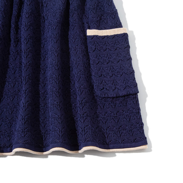 Floral Skirt Navy