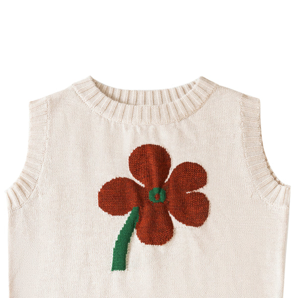 Floret Vest Cream