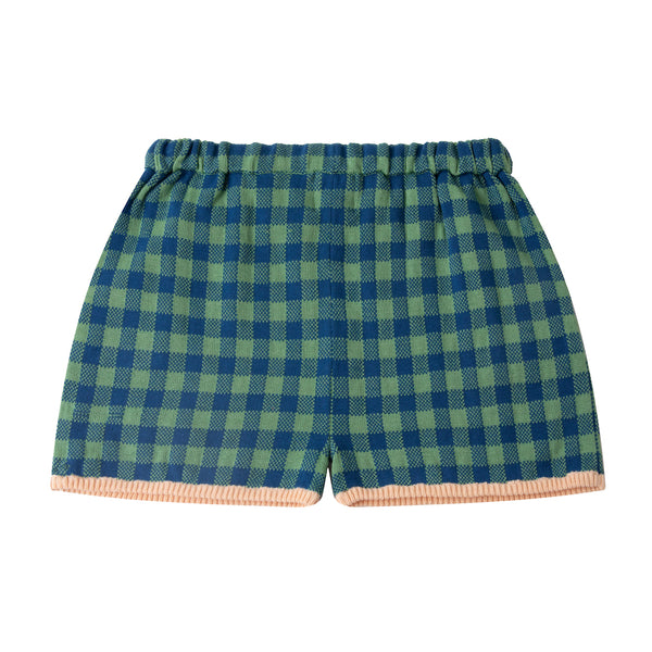 Coloured Shorts Navy/Green