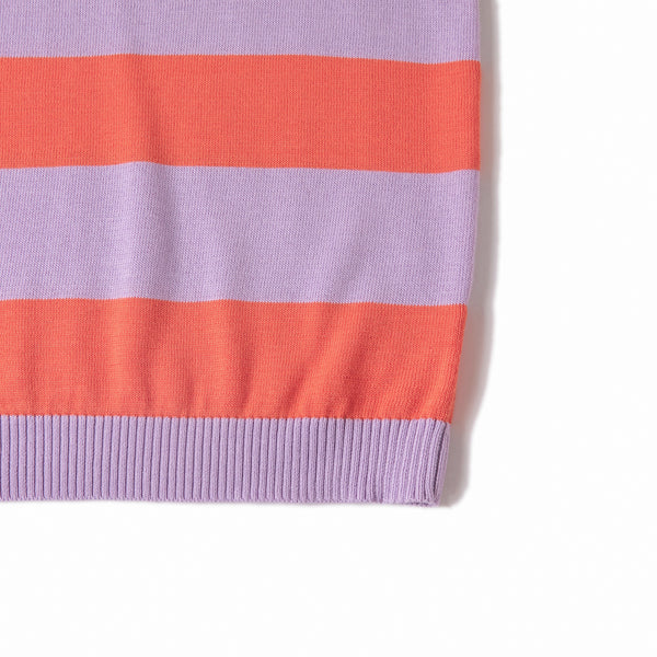 Palm Tree Vest Orange/Light Purple