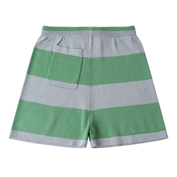 Palm Tree Shorts Green/Light Blue