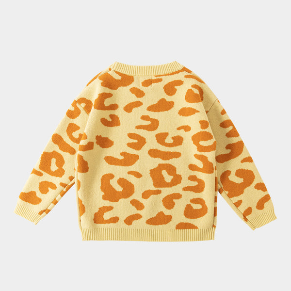 Leopard Jumper Custard