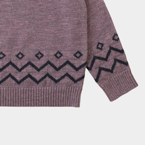 Zigzag Jumper Mauve