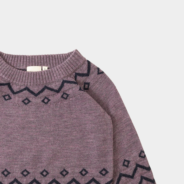 Zigzag Jumper Mauve