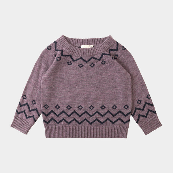 Zigzag Jumper Mauve