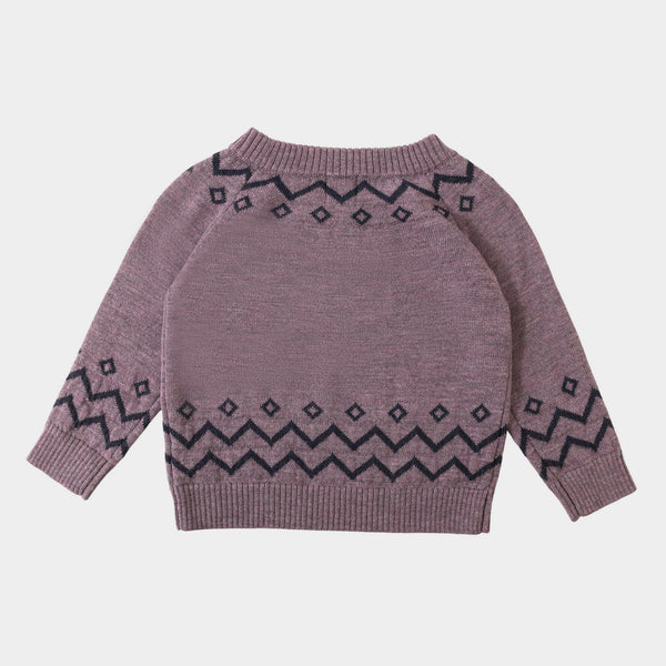 Zigzag Jumper Mauve