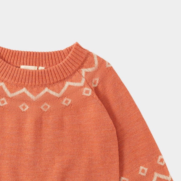 Zigzag Jumper Peach