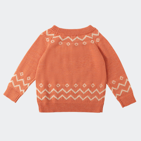 Zigzag Jumper Peach
