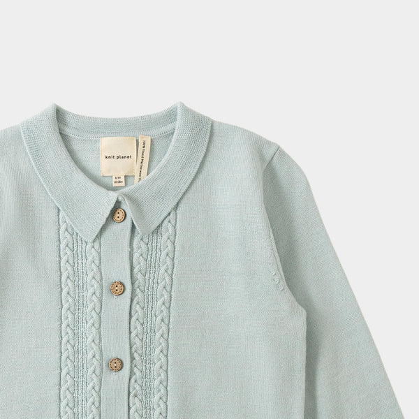 Cable Blouse Mist