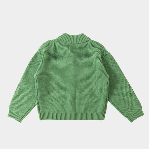 Kitten Cardigan Green