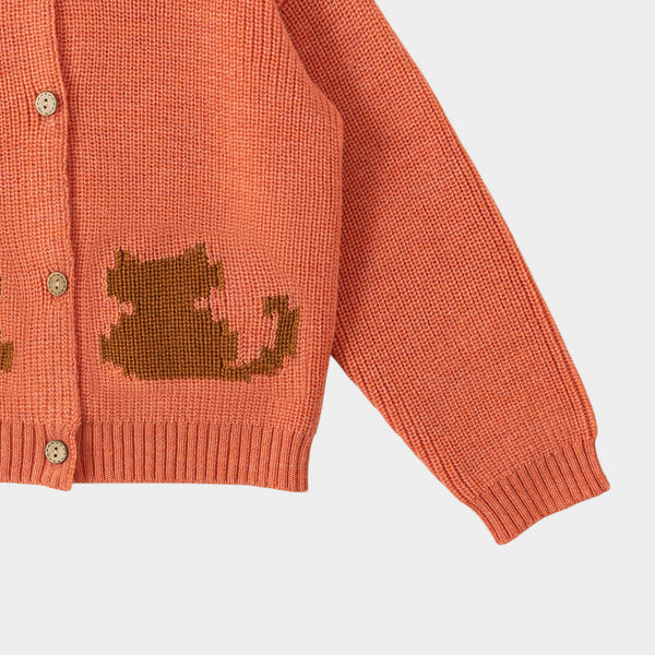 Kitten Cardigan Peach