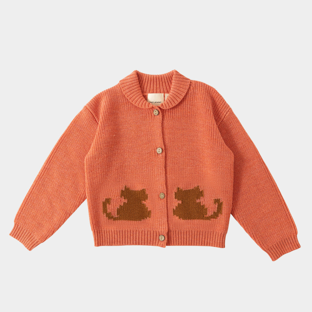 Kitten Cardigan Peach