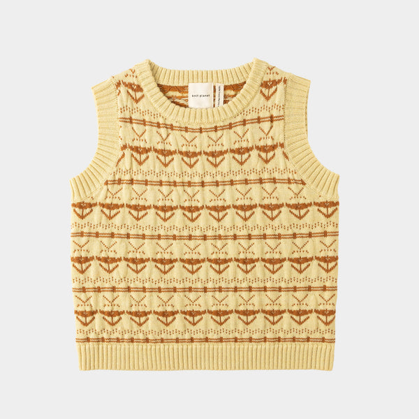 Meadow Vest Custard