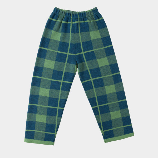 Tartan Trousers Green/Denim