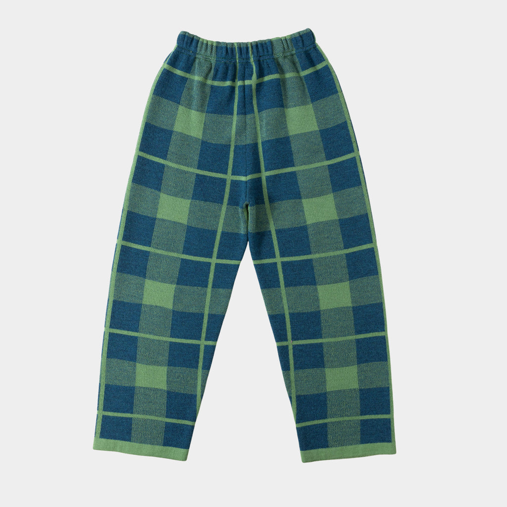 Tartan Trousers Green/Denim