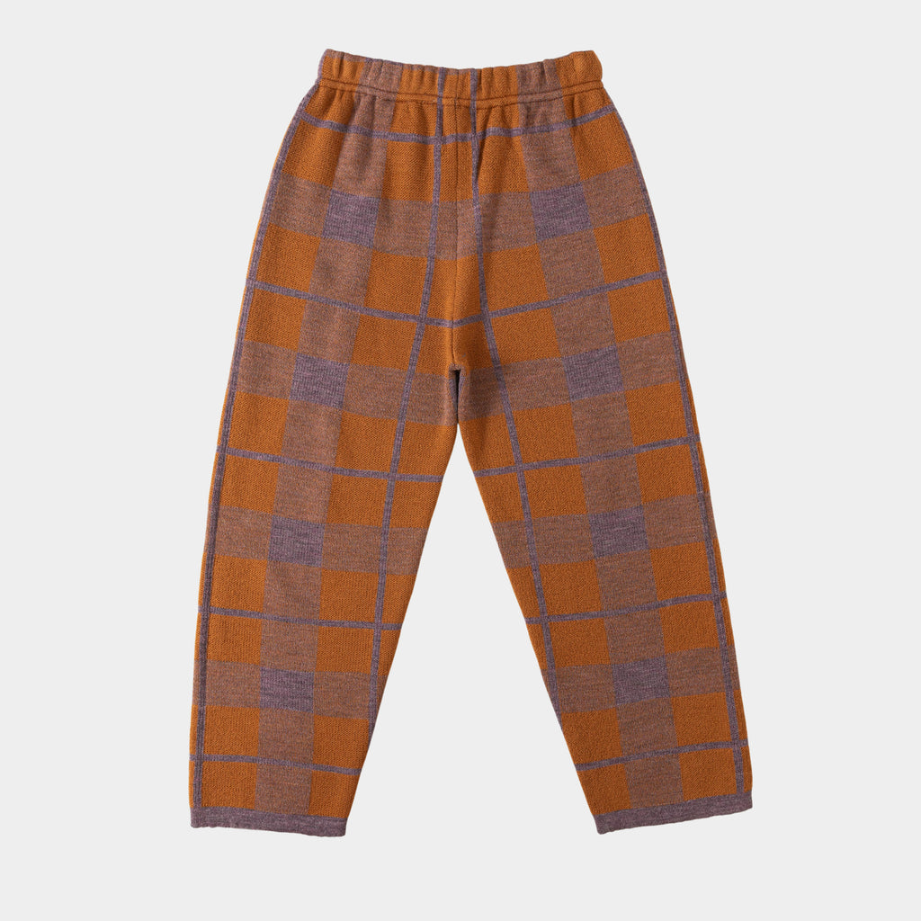 Tartan Trousers Brown/Mauve