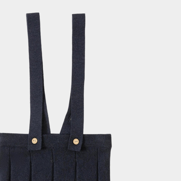Pleated Skirt Navy