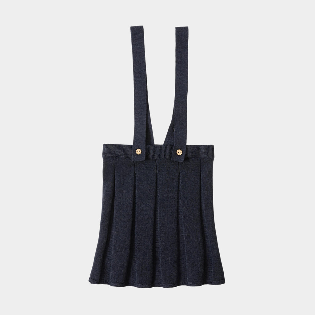 Pleated Skirt Navy