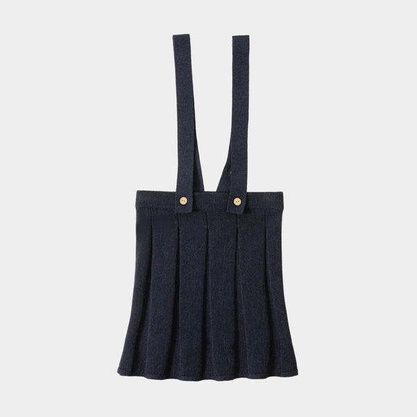 Pleated Skirt Navy