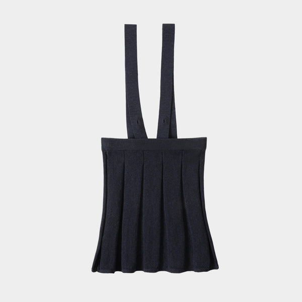 Pleated Skirt Navy