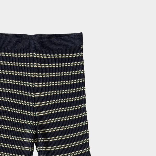 Patterned Trousers Navy