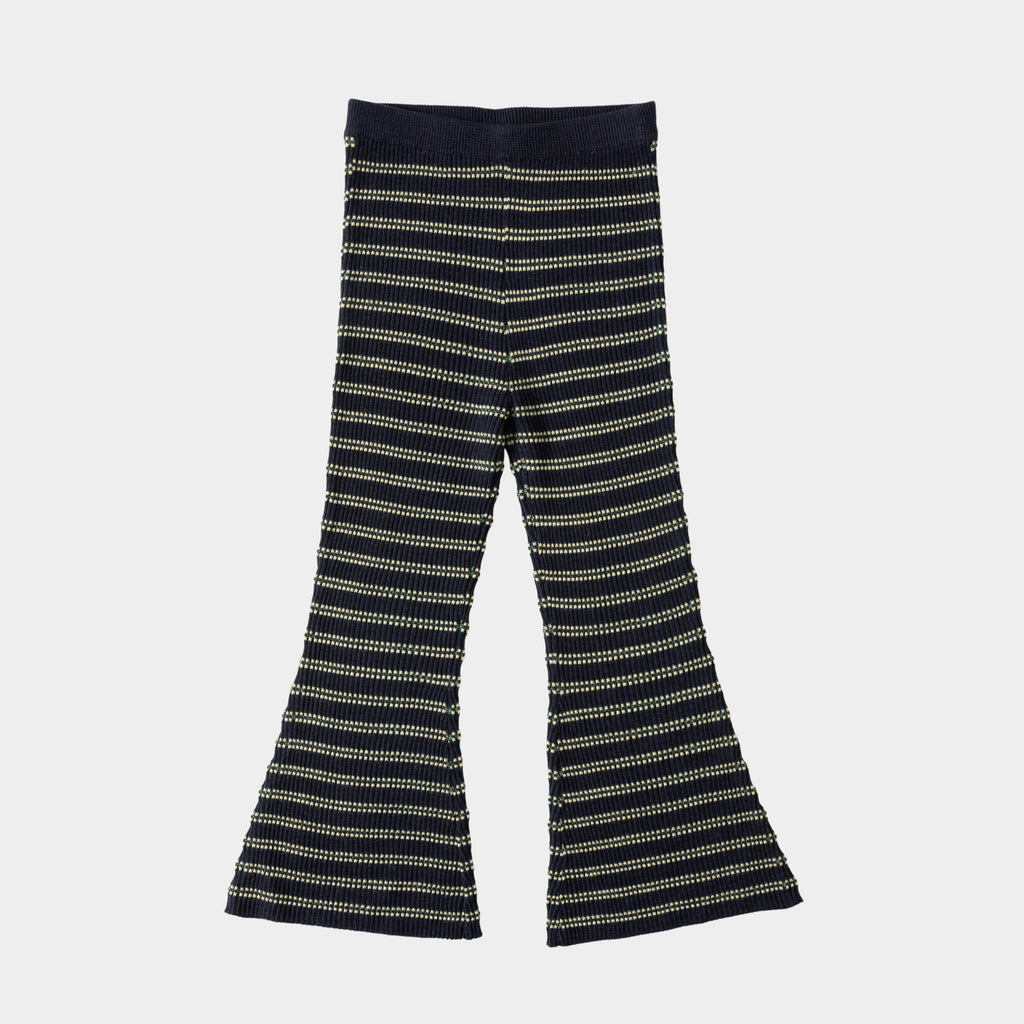 Patterned Trousers Navy