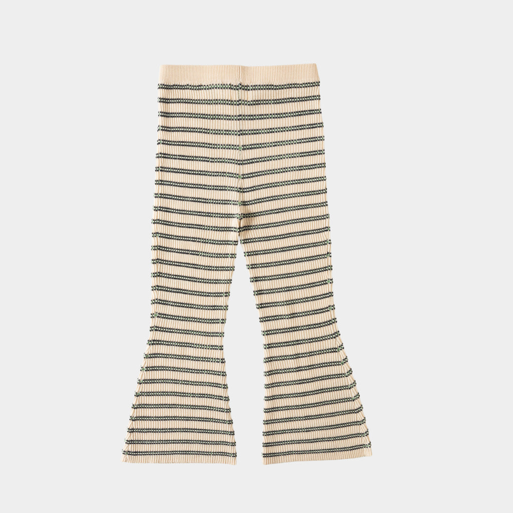 Patterned Trousers Cream