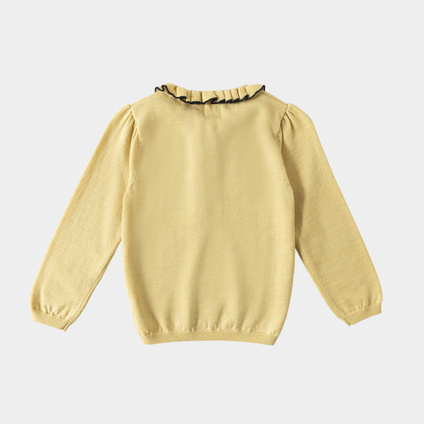Ruffle Blouse Custard