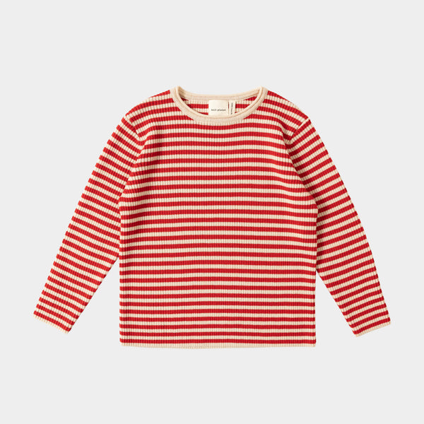 Classic Pullover Red/Cream