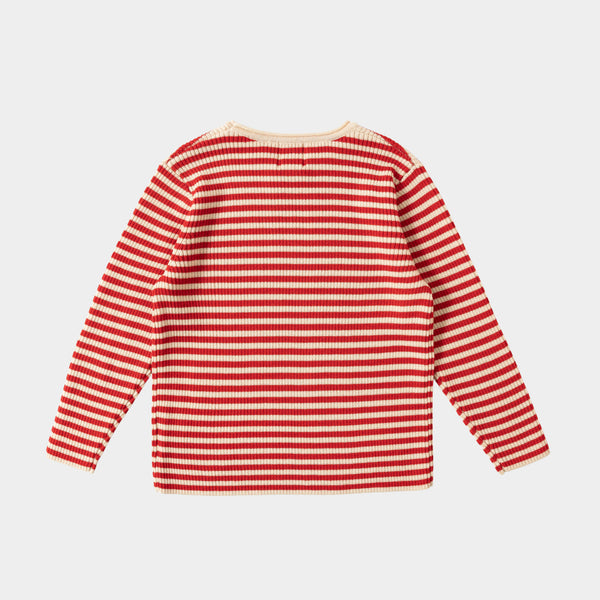 Classic Pullover Red/Cream