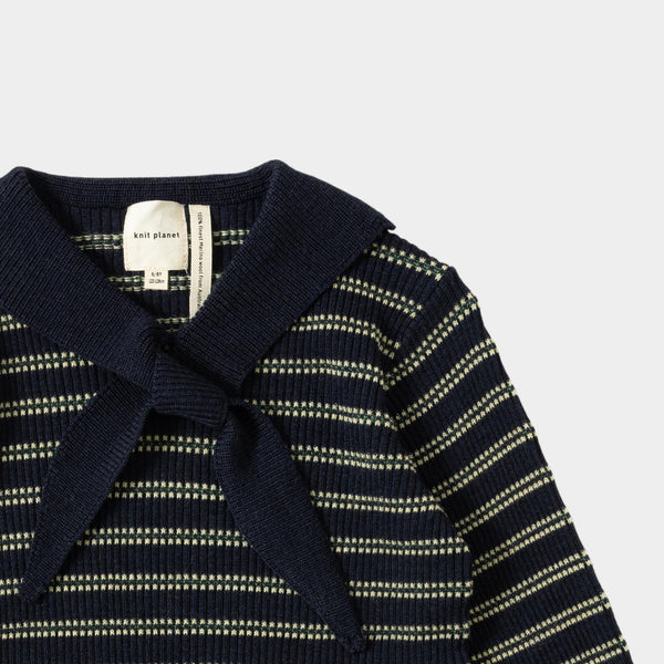 Collar Blouse Navy