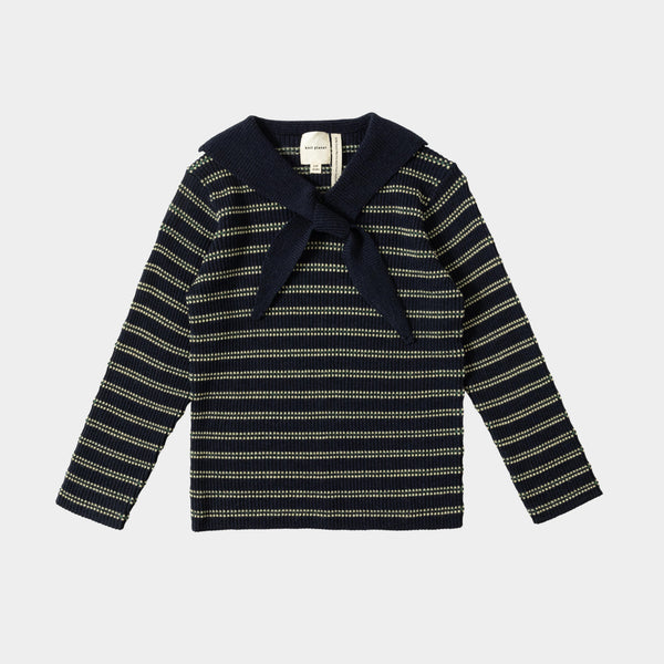 Collar Blouse Navy