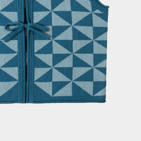 Pinwheel Vest Denim