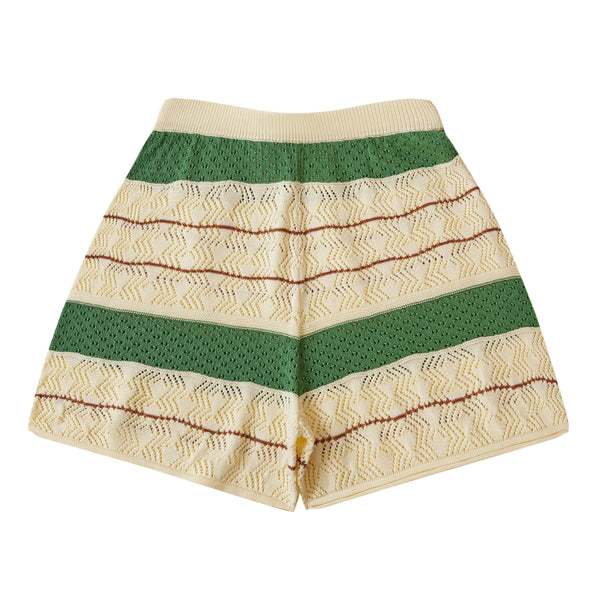 Pointelle Shorts Green
