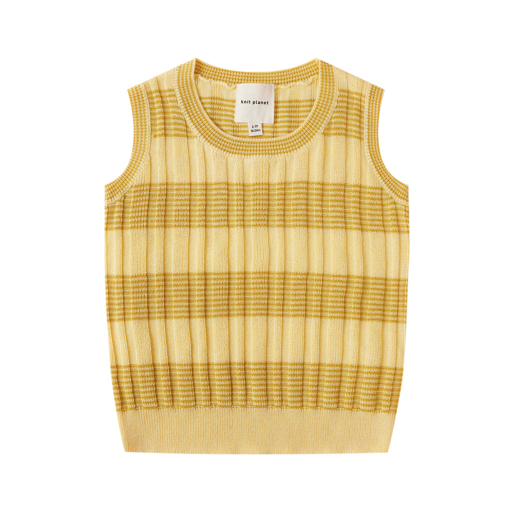 Ribbing Vest Yellow